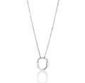 COLLIER TIFFANY & CO LOCK WHITE GOLD