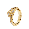 BAGUE BVLGARI SERPENTI VIPER DIAMANTS GOLD