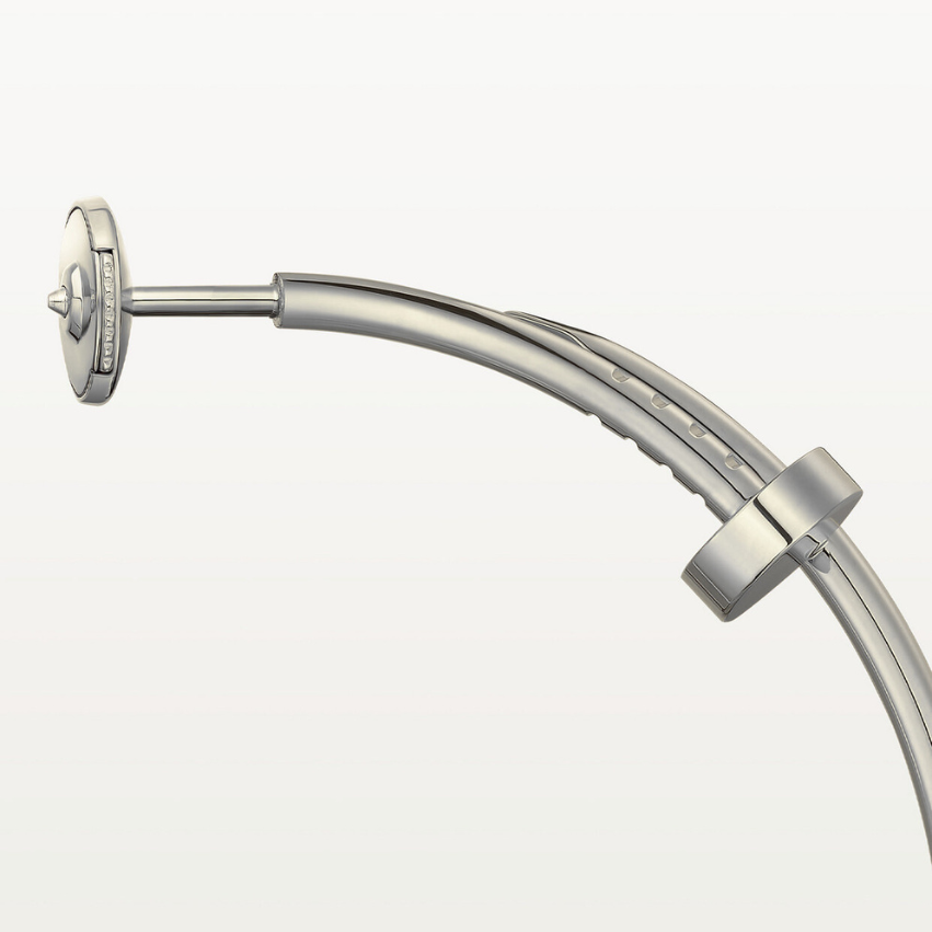 BOUCLE CARTIER CLOU CRÉOLES GRAND MODÉLE WHITE GOLD