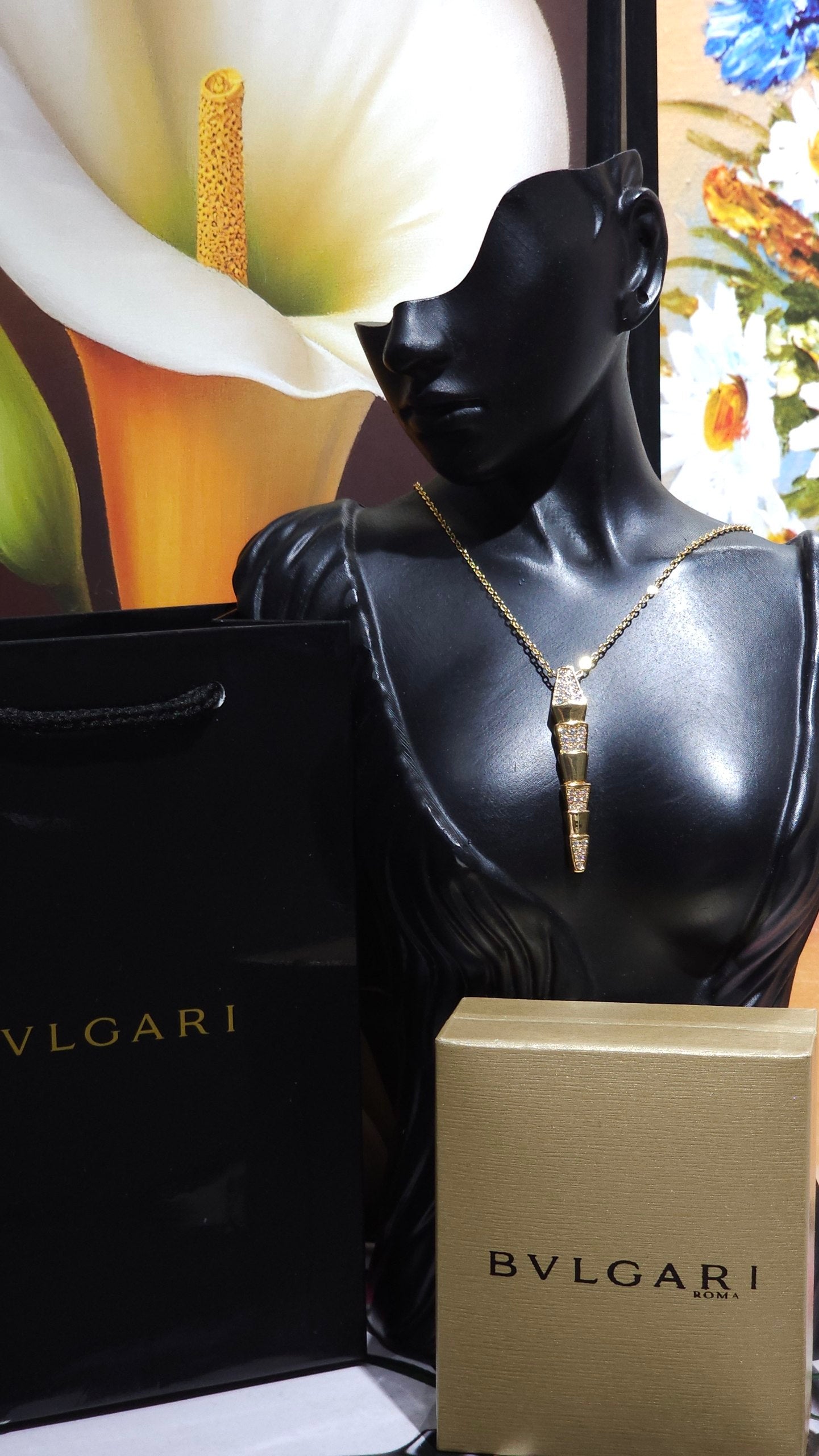 collier femme BVLGARI Serpenti Viper