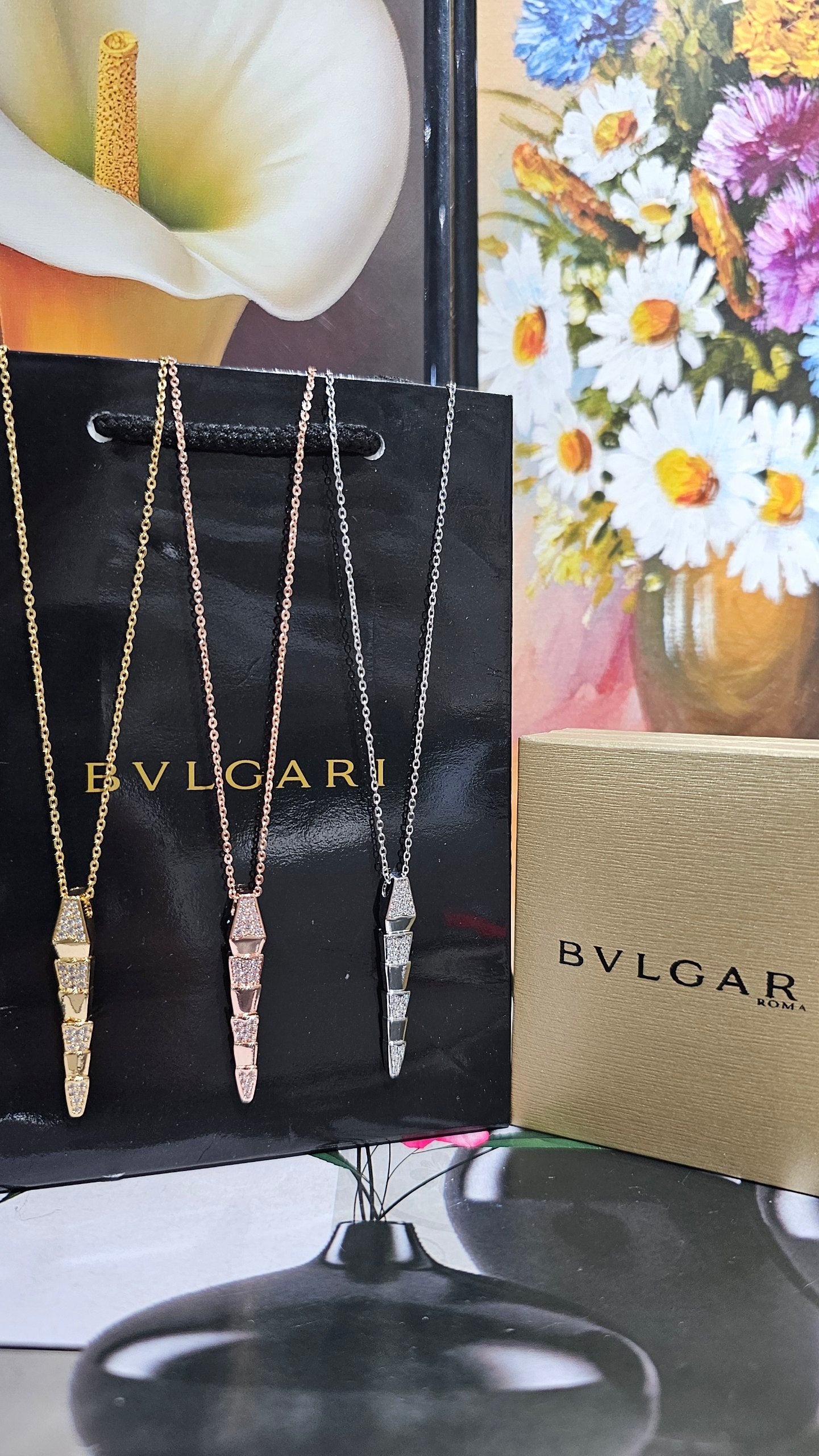 collier femme BVLGARI Serpenti Viper