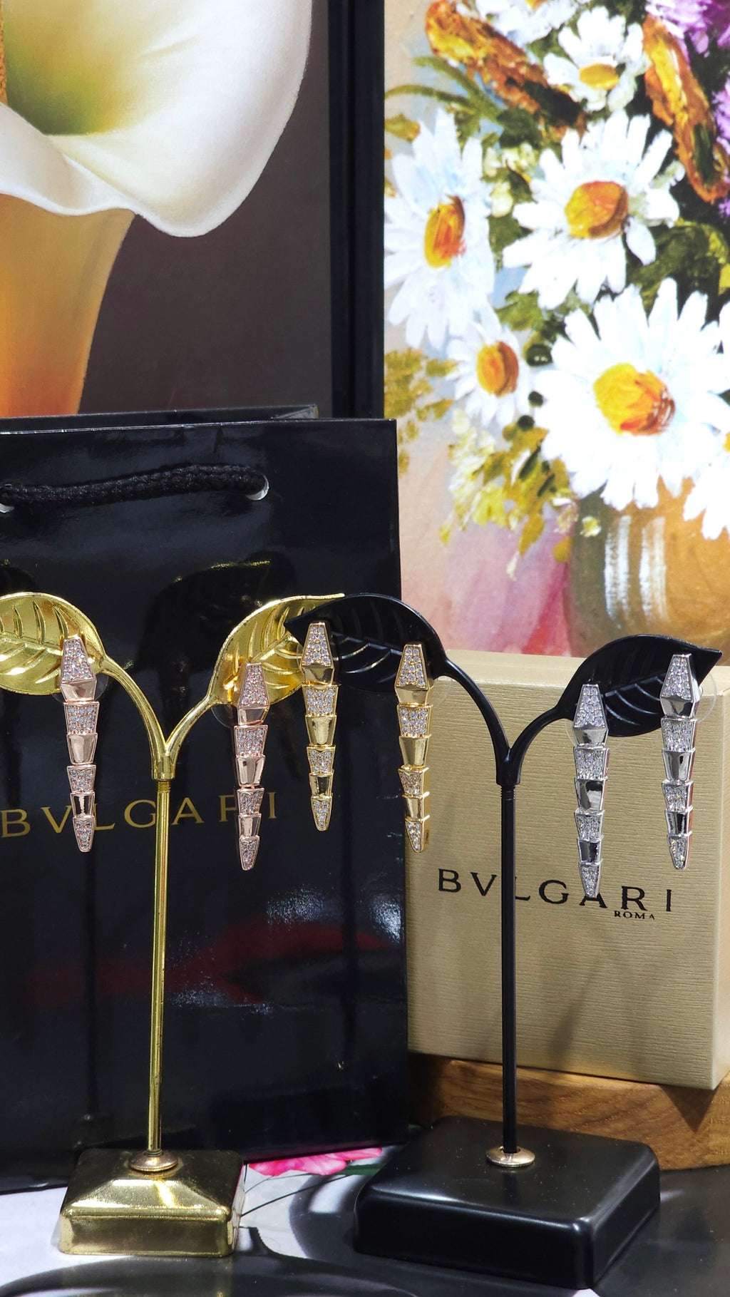 boucles  femme BVLGARI