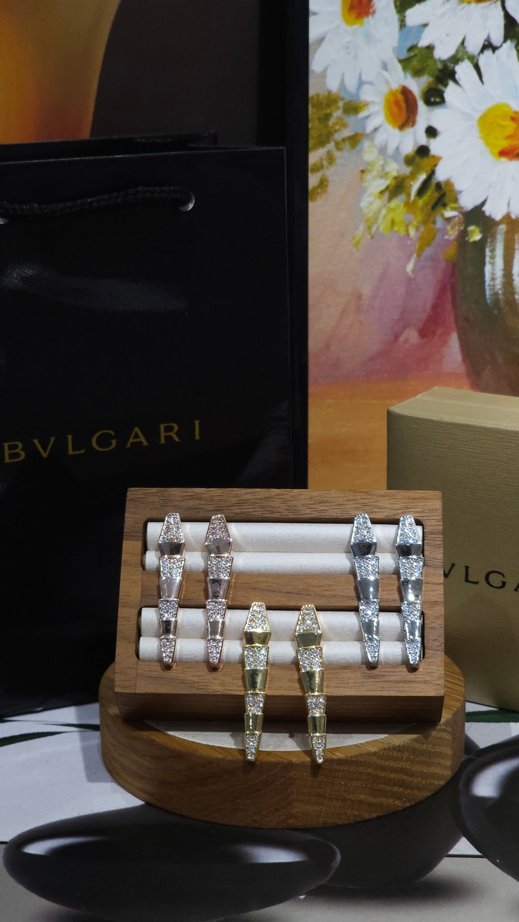 boucles  femme BVLGARI