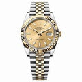 Date Just 41 Two Tone Gold Dial jubli Bracelet Japanese Master Quality Automatic