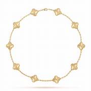 COLLIER VINTAGE ALHAMBRA 7 MOTIFS GOLD