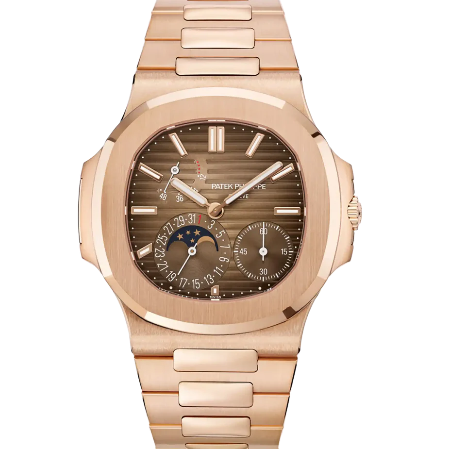 Patek Philippe Nautilus  Moon Phases Rose Gold