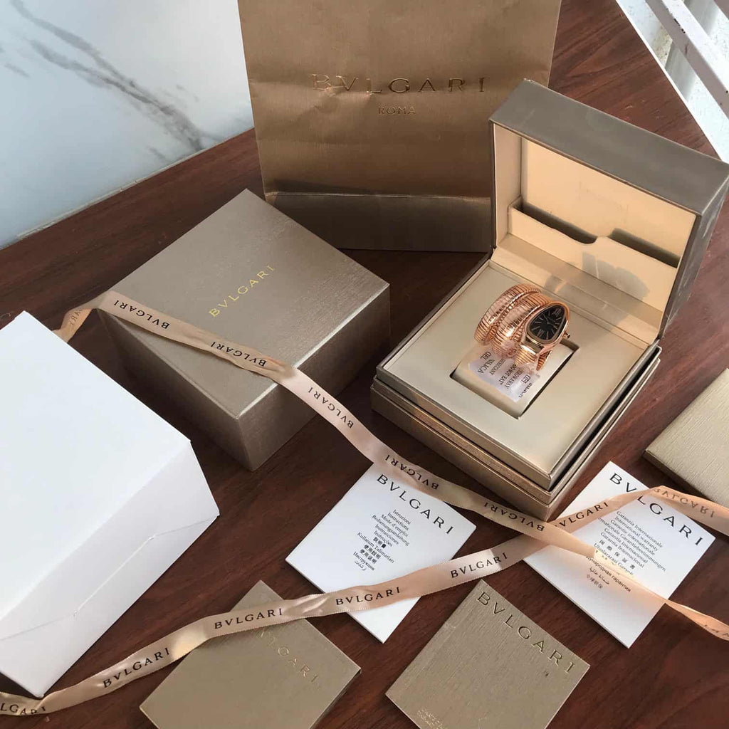 Bvlgari Serpenti Tubogas Rosegold Black