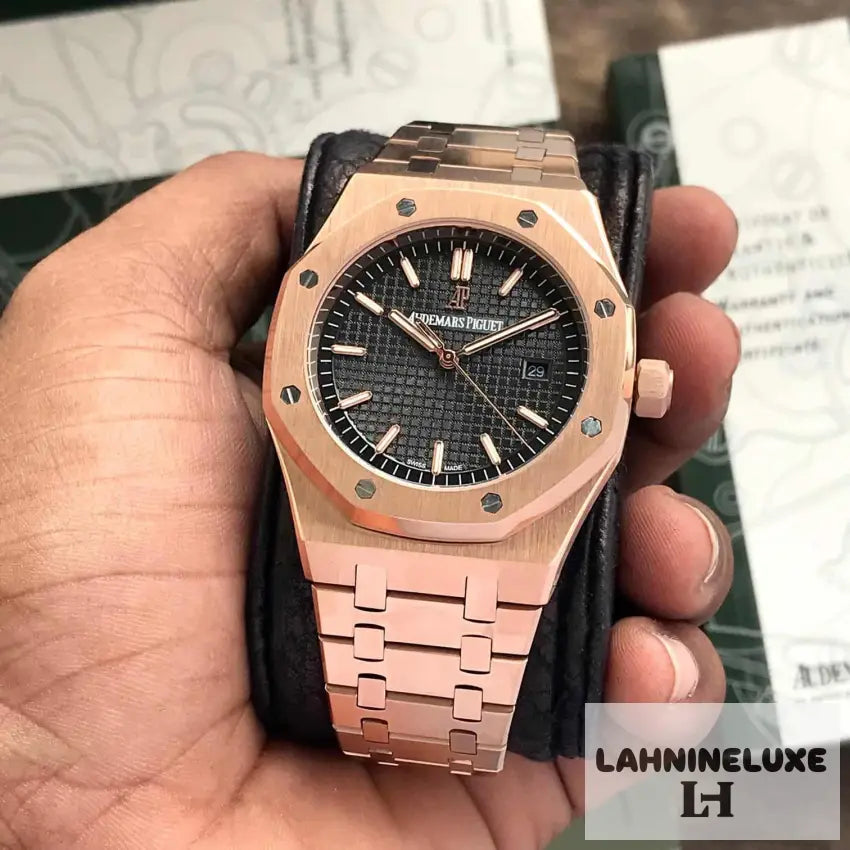 Audemars Piguet Royal Oak OffShore Automatic Rosegold Black Dial Premium Mens Watch