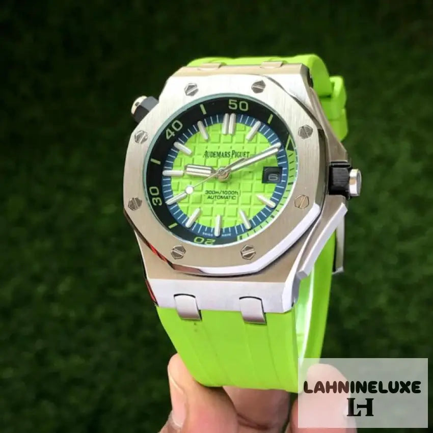Audemars Piguet Royal Oak Offshore Diver Watch Green Dial