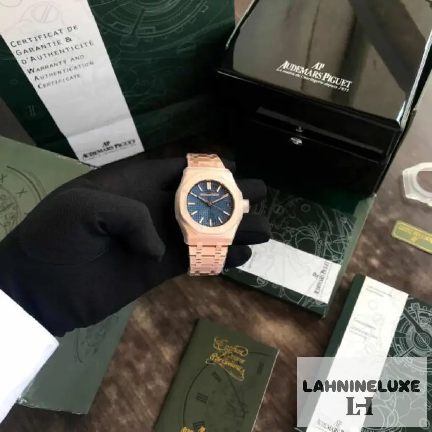 Audemars Piguet Royal Oak Offshore Rosegold Black Blue Metal