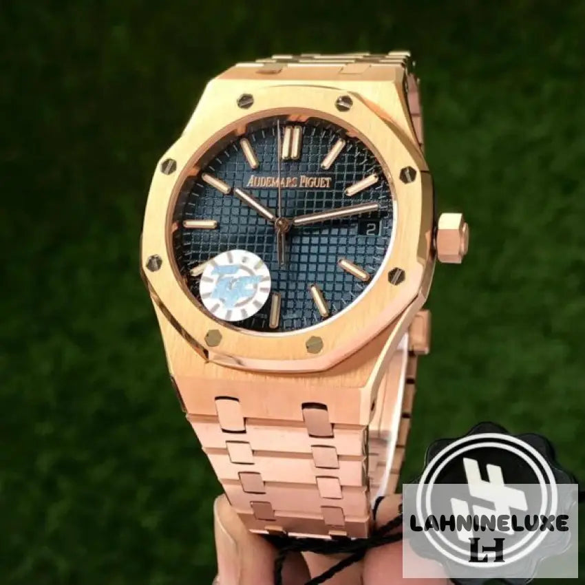 Audemars Piguet Royal Oak Offshore Rosegold Black Blue Metal
