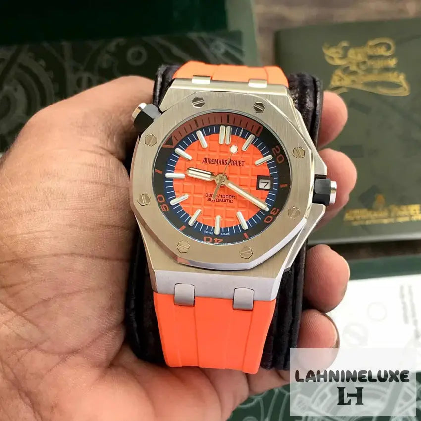 Audemars Piguet Royal Oak Offshore Stainless Steel Orange Dial Automatic