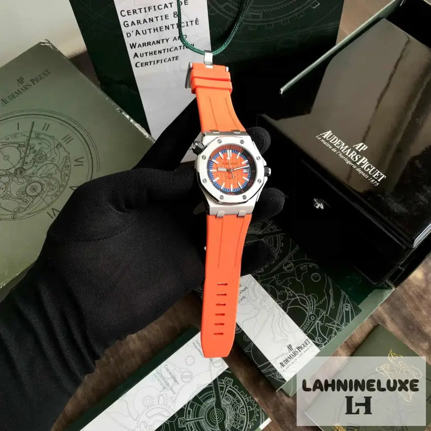 Audemars Piguet Royal Oak Offshore Stainless Steel Orange Dial Automatic