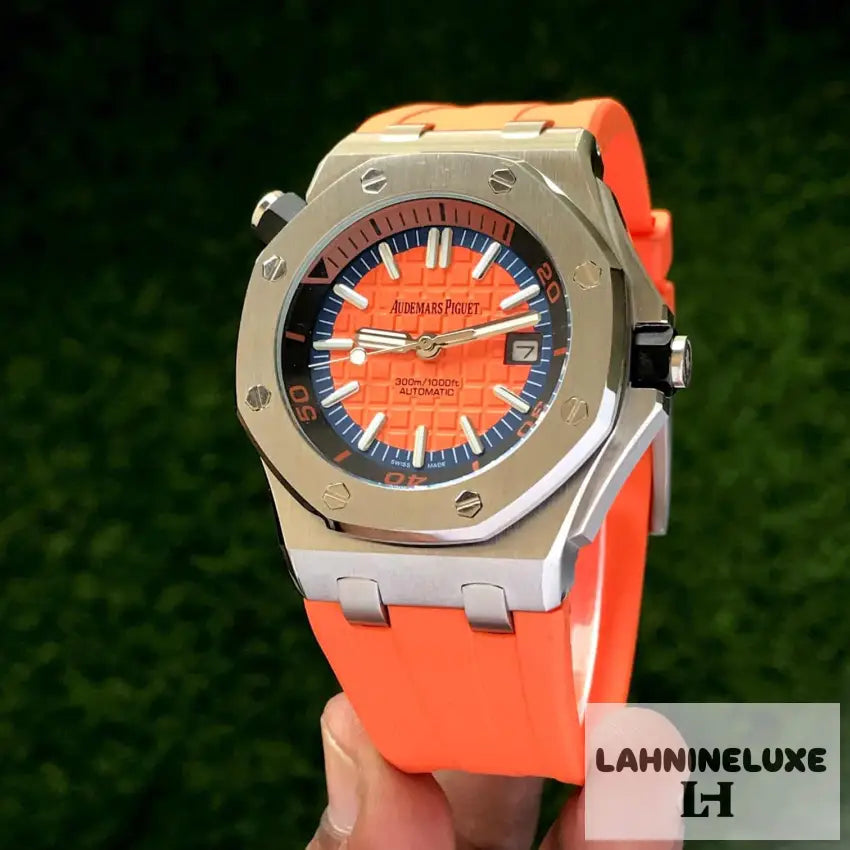 Audemars Piguet Royal Oak Offshore Stainless Steel Orange Dial Automatic