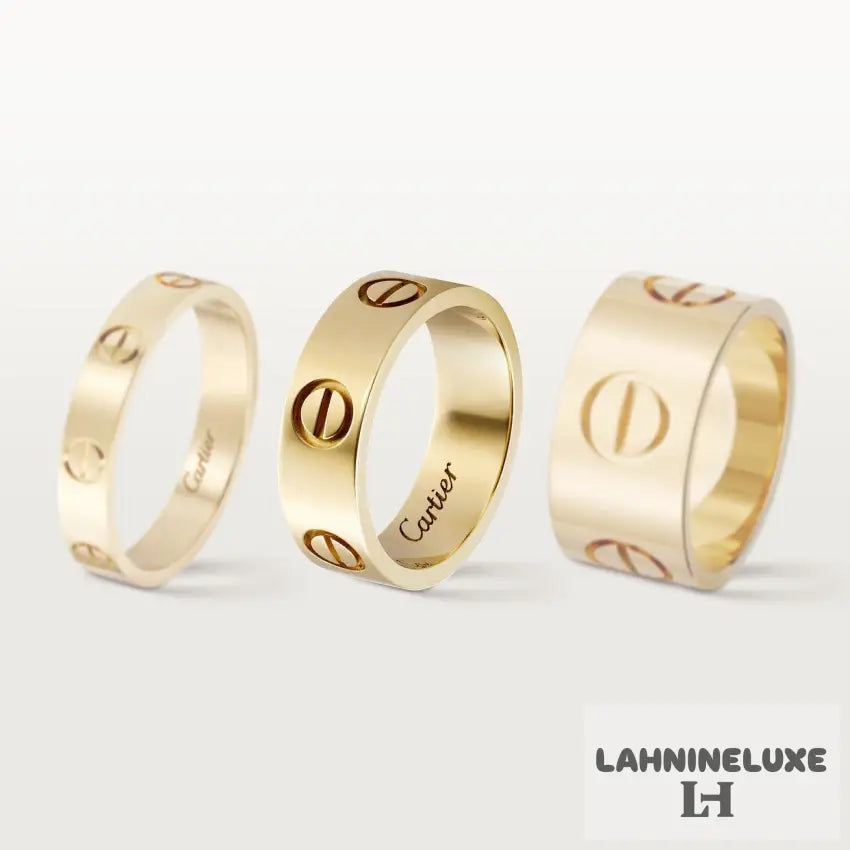 BAGUE CARTIER LOVE MODÈLE CLASSIQUE GOLD