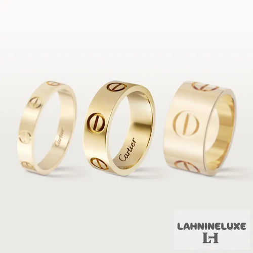 BAGUE CARTIER LOVE MODÈLE CLASSIQUE GOLD