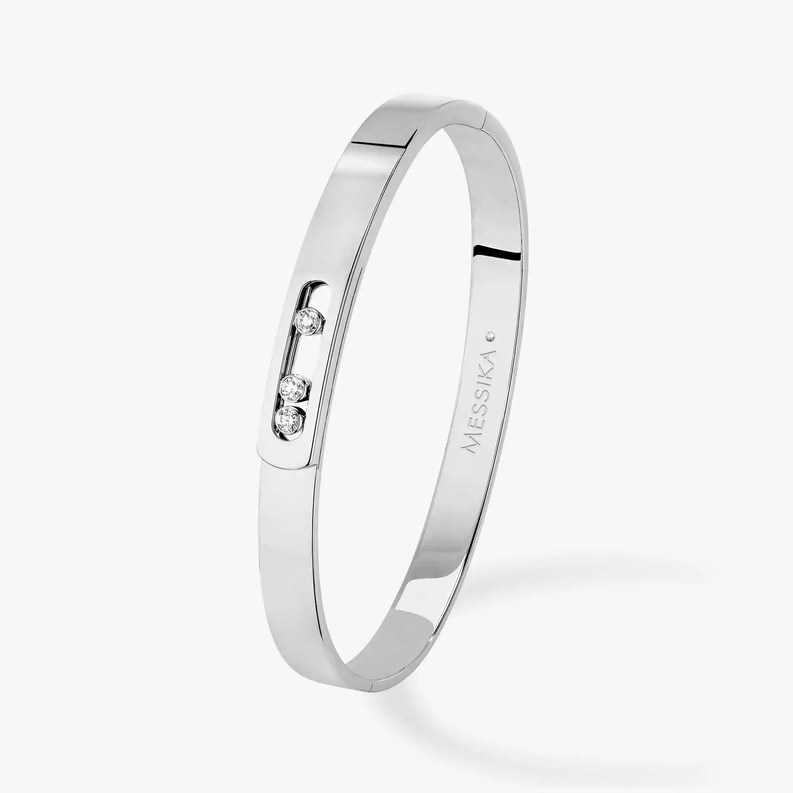 BRACELET MESSIKA BANGLE MOVE NOA WHITE GOLD