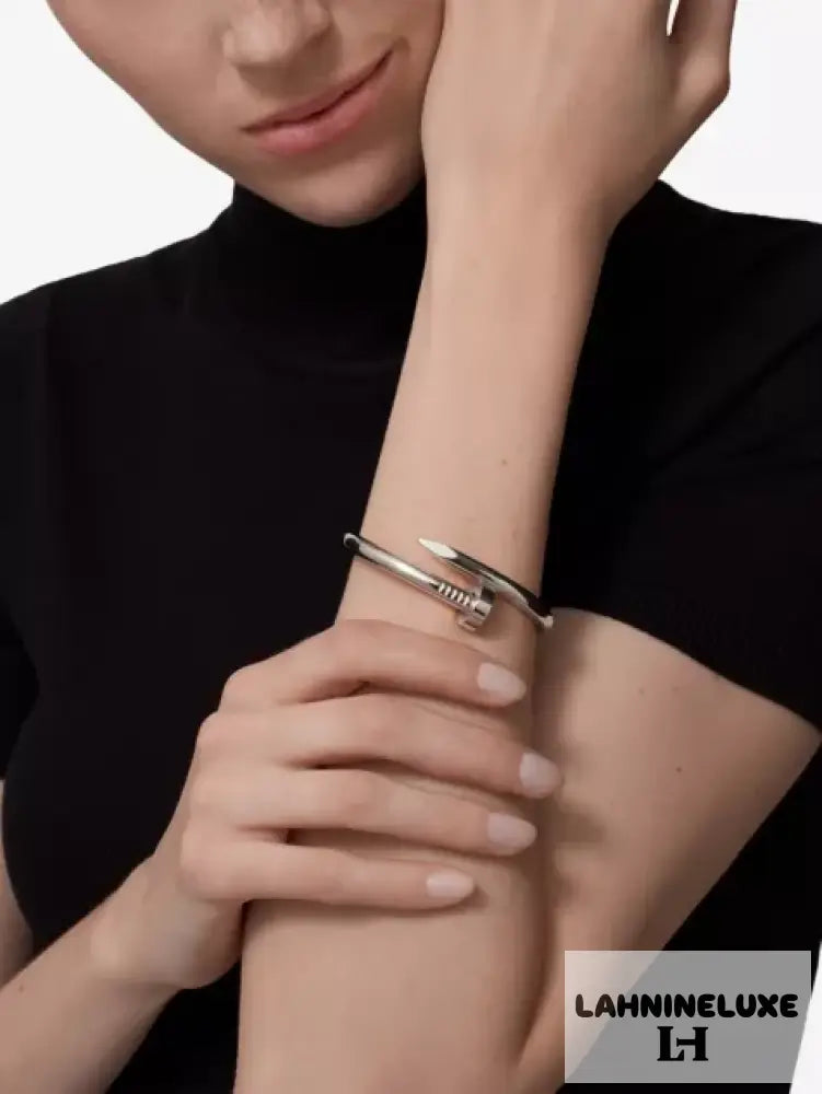 BRACELET CARTIER CLOU WHITE GOLD