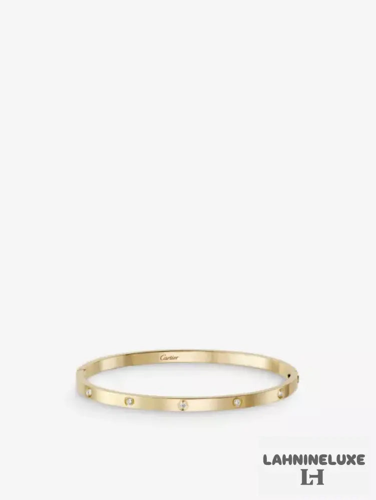 BRACELET CARTIER LOVE PETIT MODÉLE DIAMOND GOLD