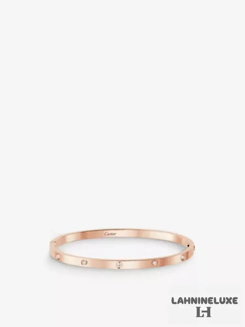 BRACELET CARTIER LOVE PETIT MODÉLE DIAMOND ROSE GOLD