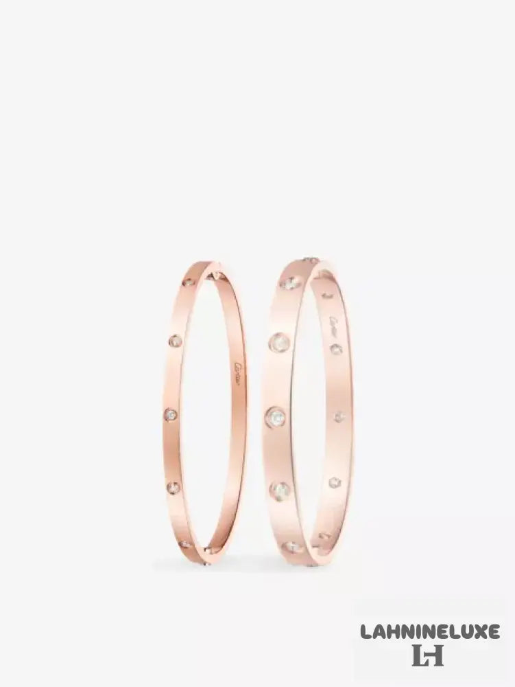 BRACELET CARTIER LOVE PETIT MODÉLE DIAMOND ROSE GOLD
