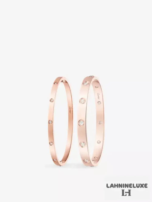 BRACELET CARTIER LOVE PETIT MODÉLE DIAMOND ROSE GOLD