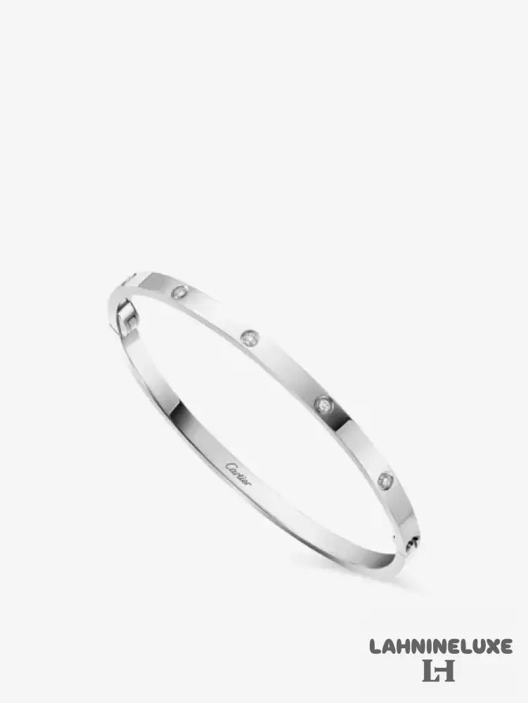 BRACELET CARTIER LOVE PETIT MODÉLE DIAMOND WHITE GOLD