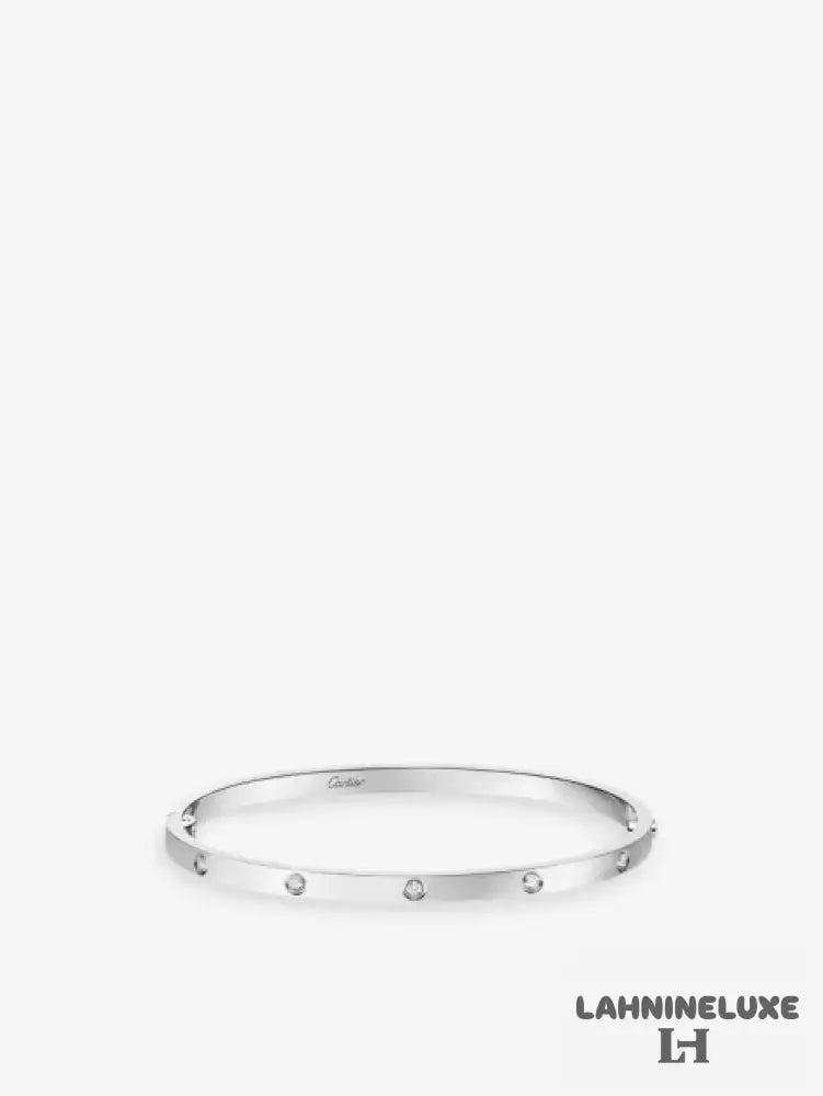 BRACELET CARTIER LOVE PETIT MODÉLE DIAMOND WHITE GOLD