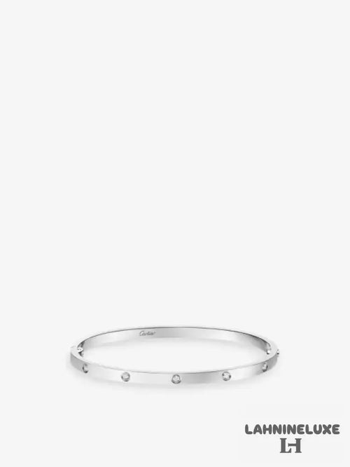 BRACELET CARTIER LOVE PETIT MODÉLE DIAMOND WHITE GOLD