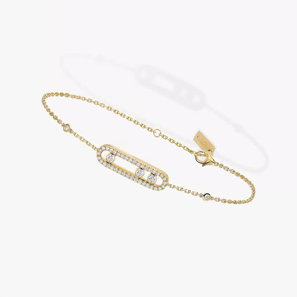 GOURMETTE MESSIKA BABY MOVE PAVÉ GOLD