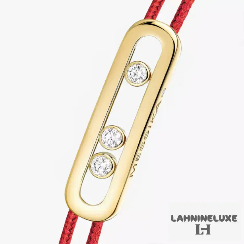 BRACELET MESSIKA CORDE ROUGE GOLD