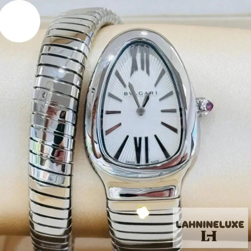 Bvlgari Serpenti fond blanc sertie
