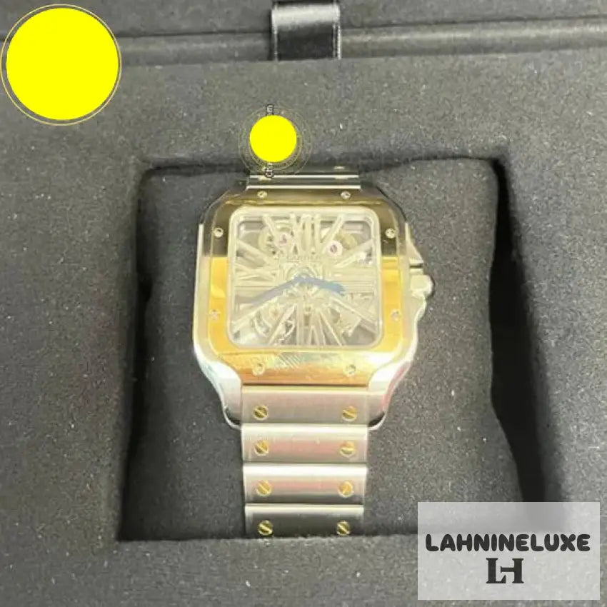 Cartier skeleton dore et argente