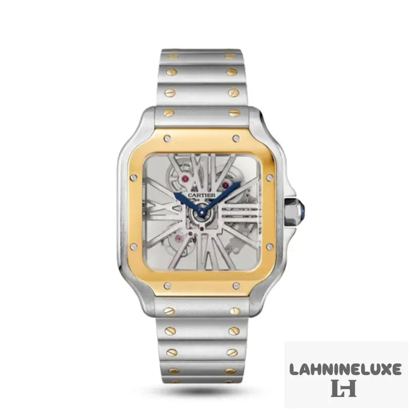 Cartier skeleton dore et argente
