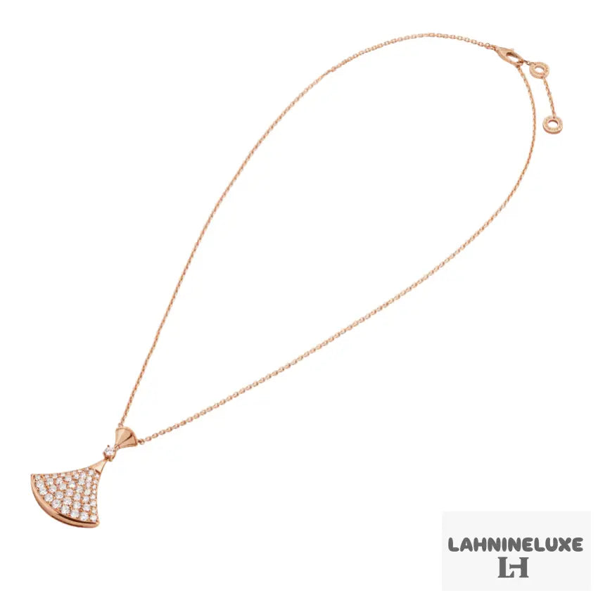 COLLIER BVLGARI DIVAS DREAM DIAMANTS ROSE GOLD