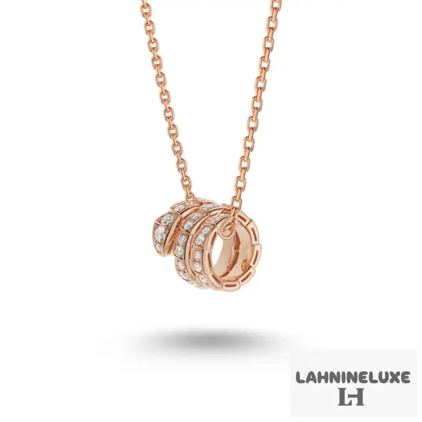 Collier Bvlgari Serpenti Viper or rose