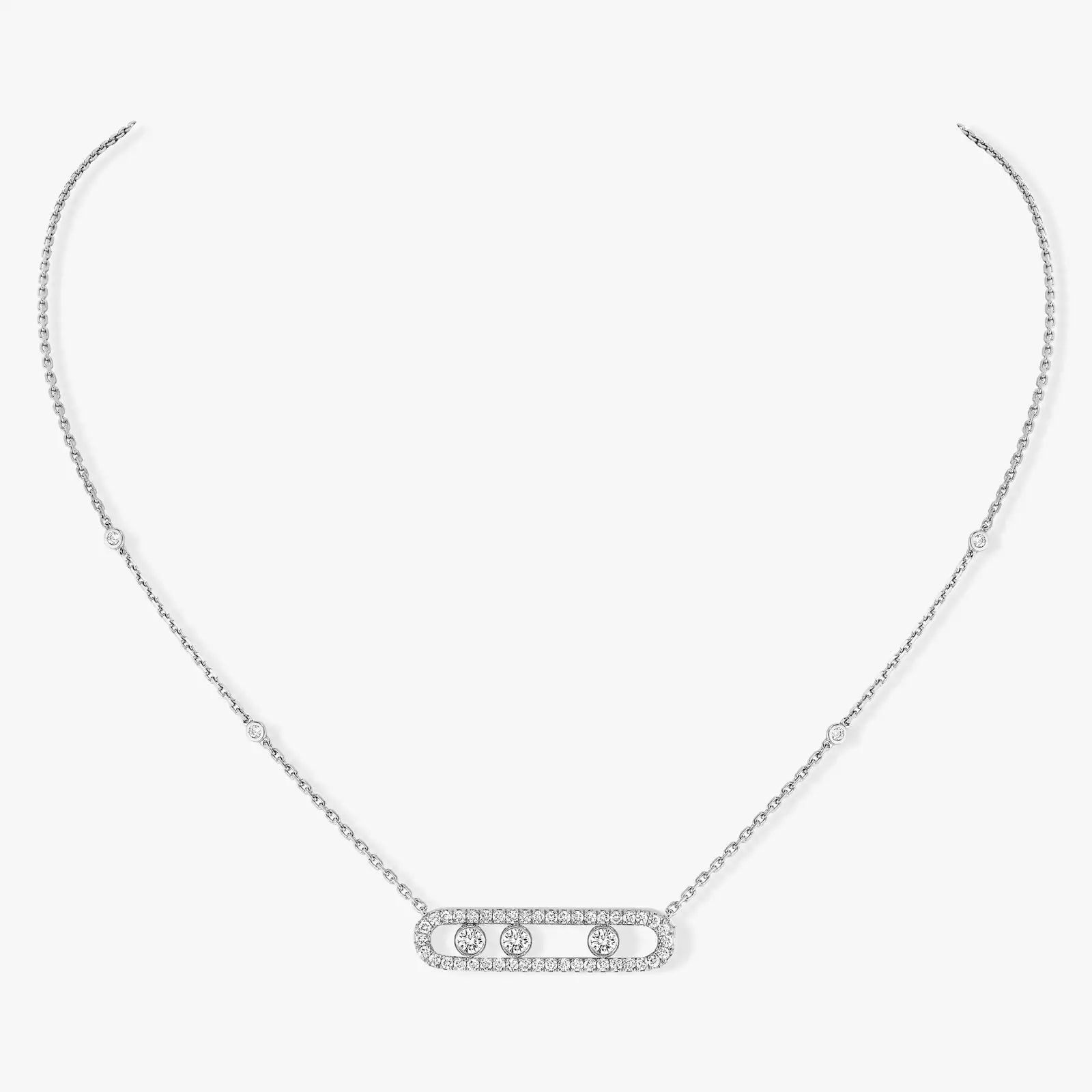 COLLIER MESSIKA MOVE PAVÉ WHITE GOLD