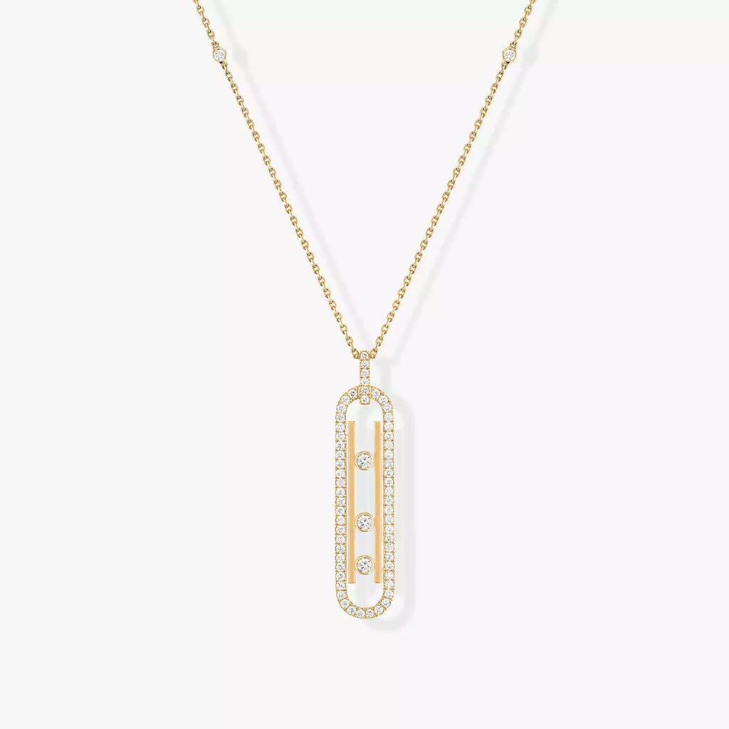 COLLIER MESSIKA MOVE 10TH SM NECKLACE DIAMONDS GOLD
