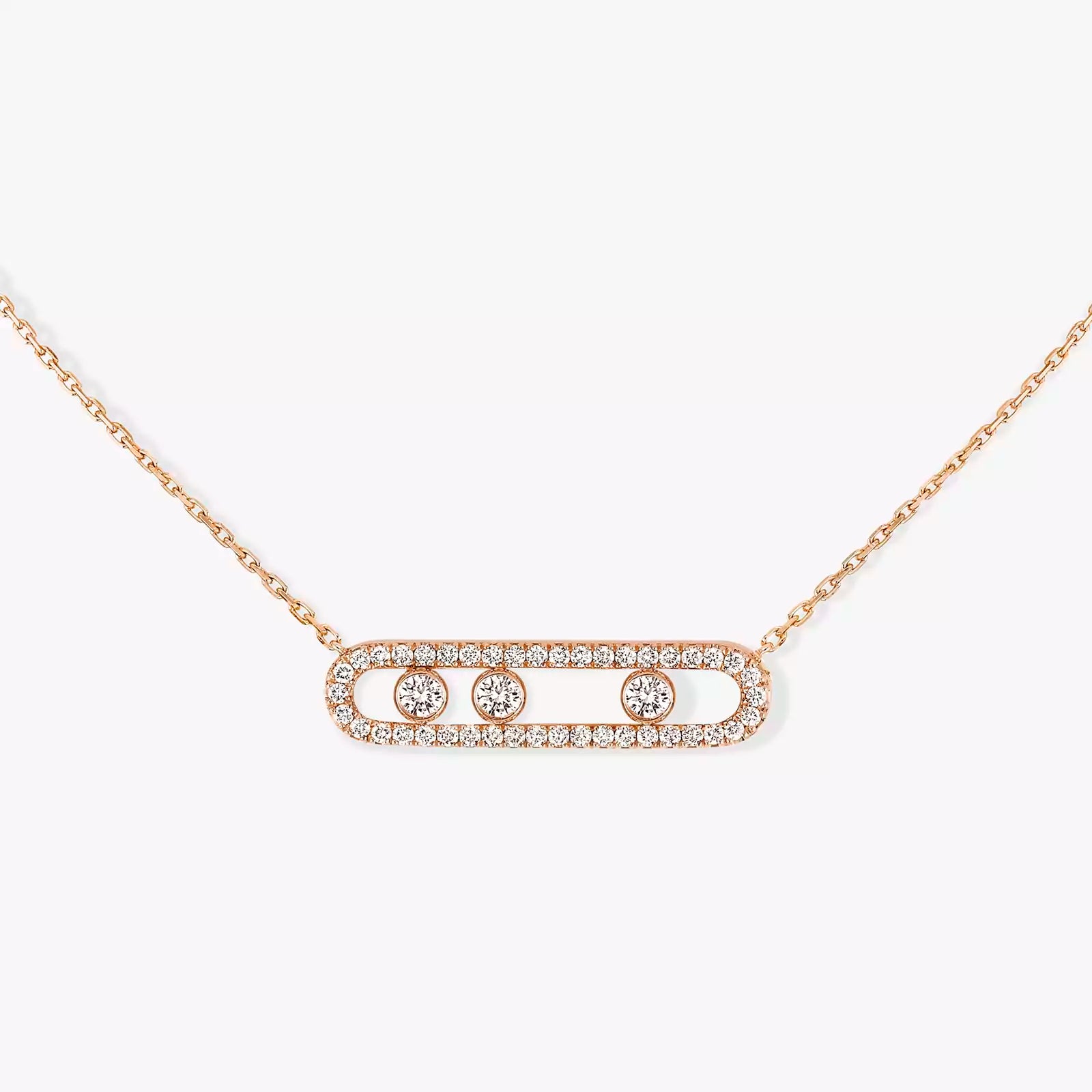 COLLIER MESSIKA MOVE PAVÉ ROSE GOLD