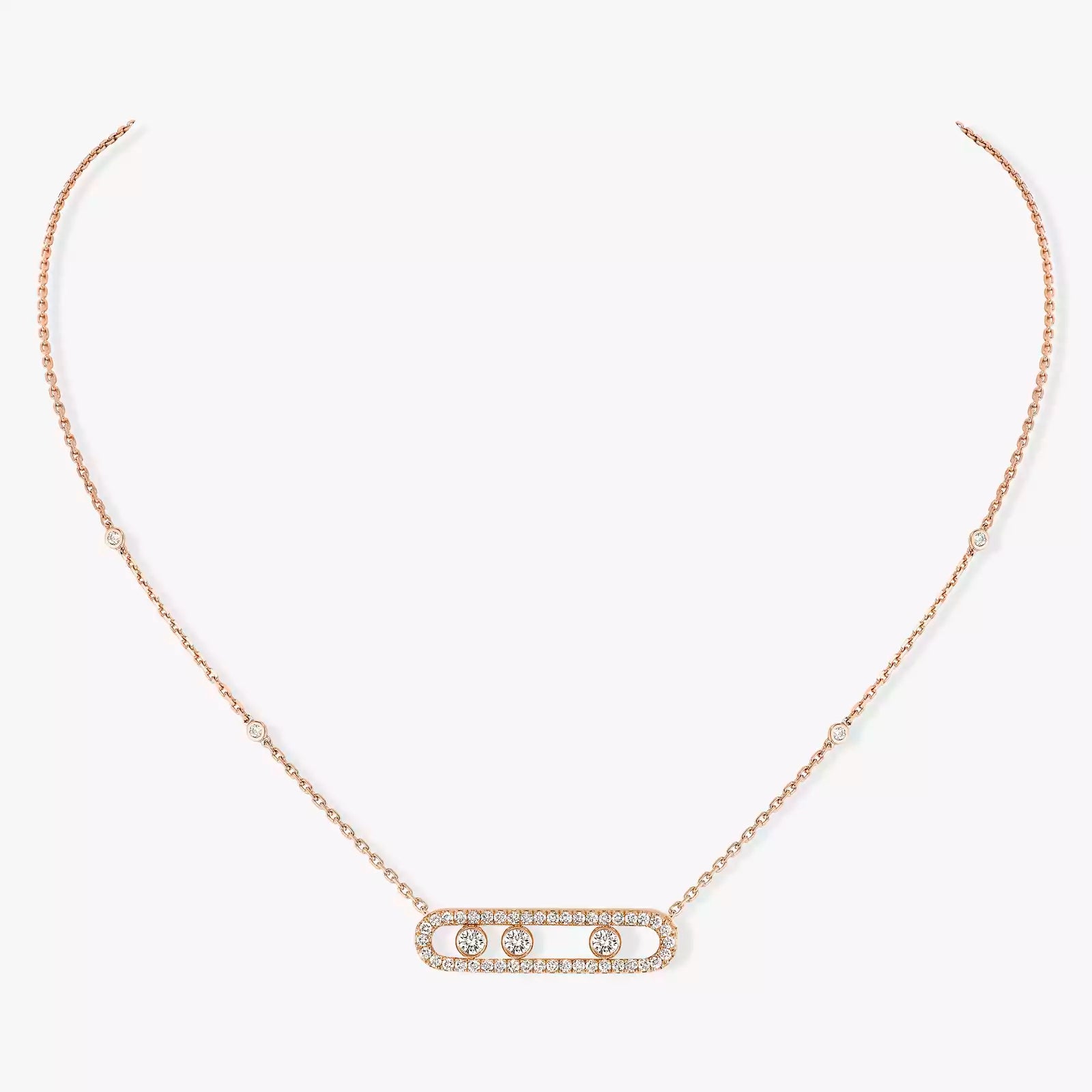 COLLIER MESSIKA MOVE PAVÉ ROSE GOLD
