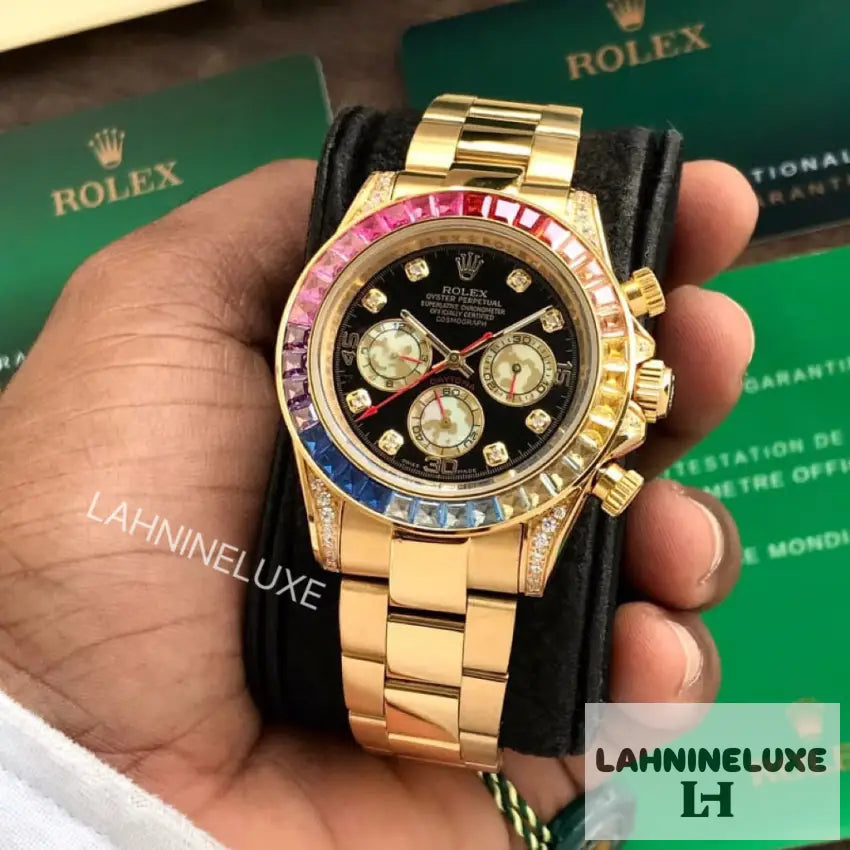 COSMOGRAPH DAYTONA RAINBOW JAUNE