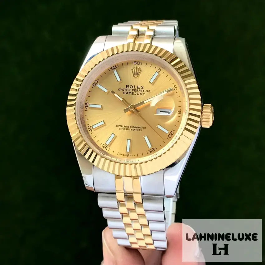 Date Just 41 Two Tone Gold Dial jubli Bracelet Japanese Master Quality Automatic