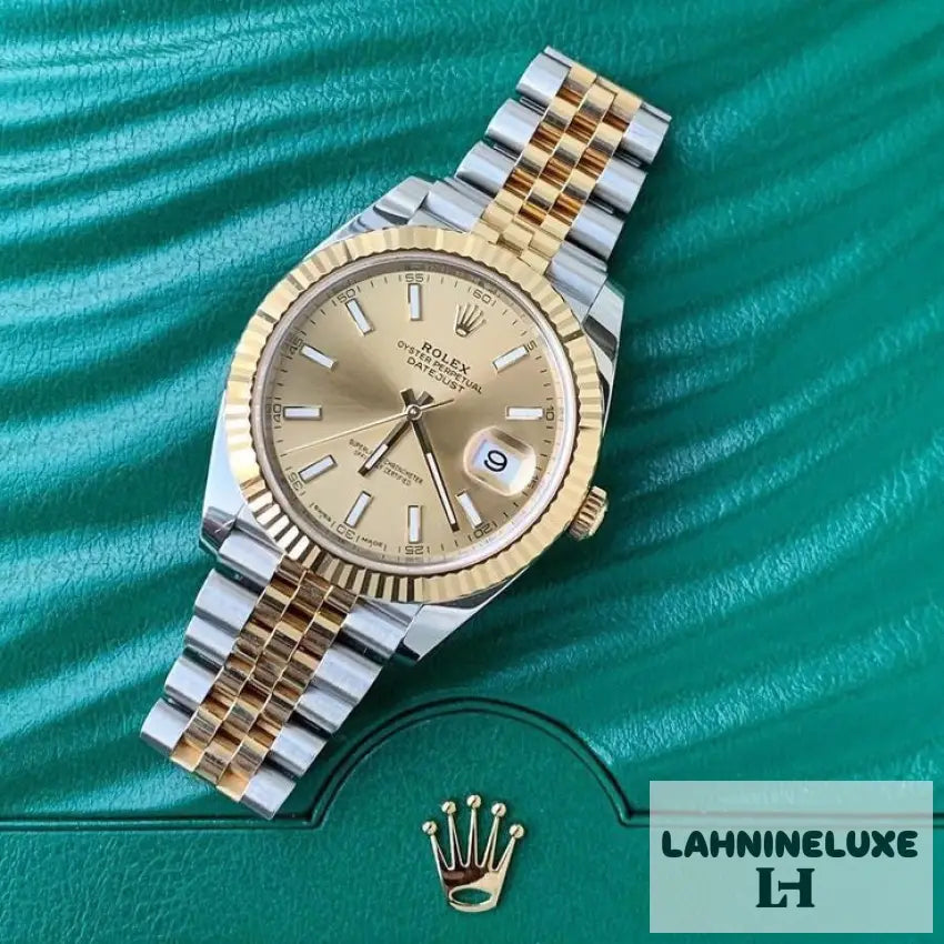 Date Just 41 Two Tone Gold Dial jubli Bracelet Japanese Master Quality Automatic