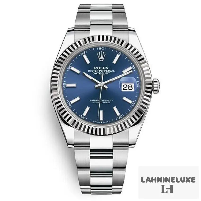 DATEJUST BLEU