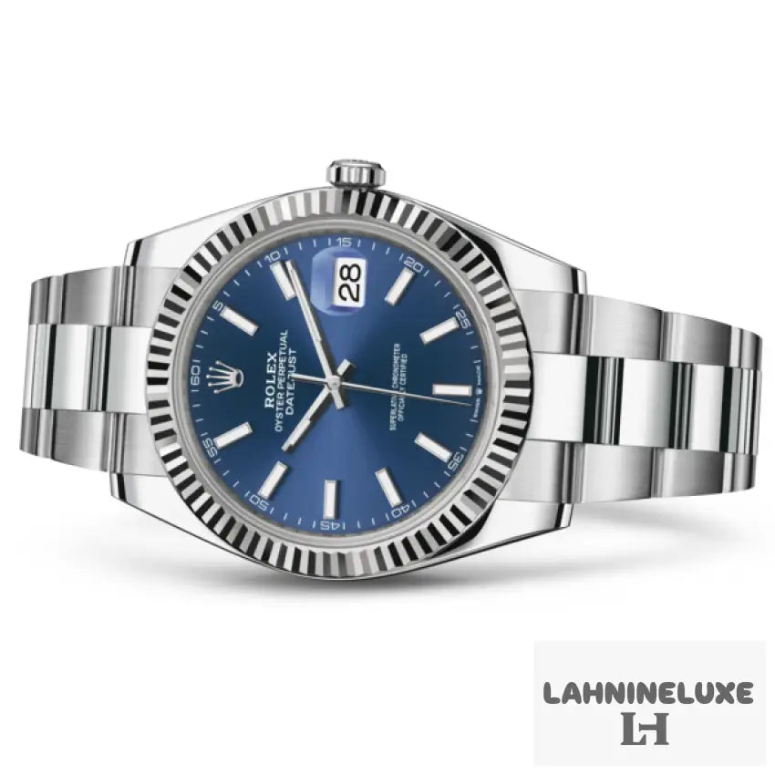DATEJUST BLEU