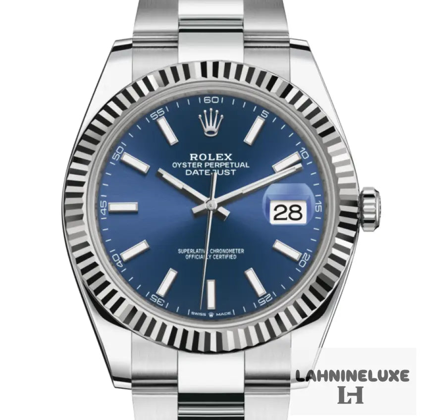 DATEJUST BLEU