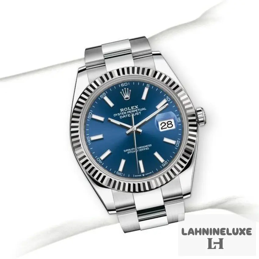 DATEJUST BLEU