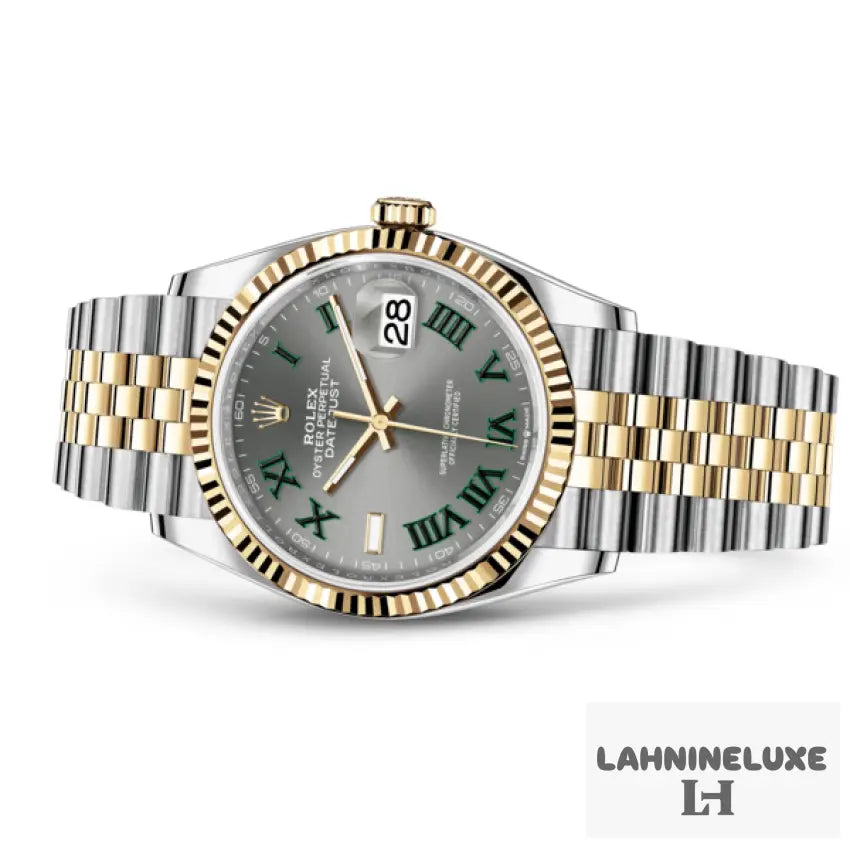 DATEJUST JAUNE/GRIS