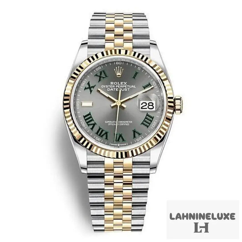 DATEJUST JAUNE/GRIS