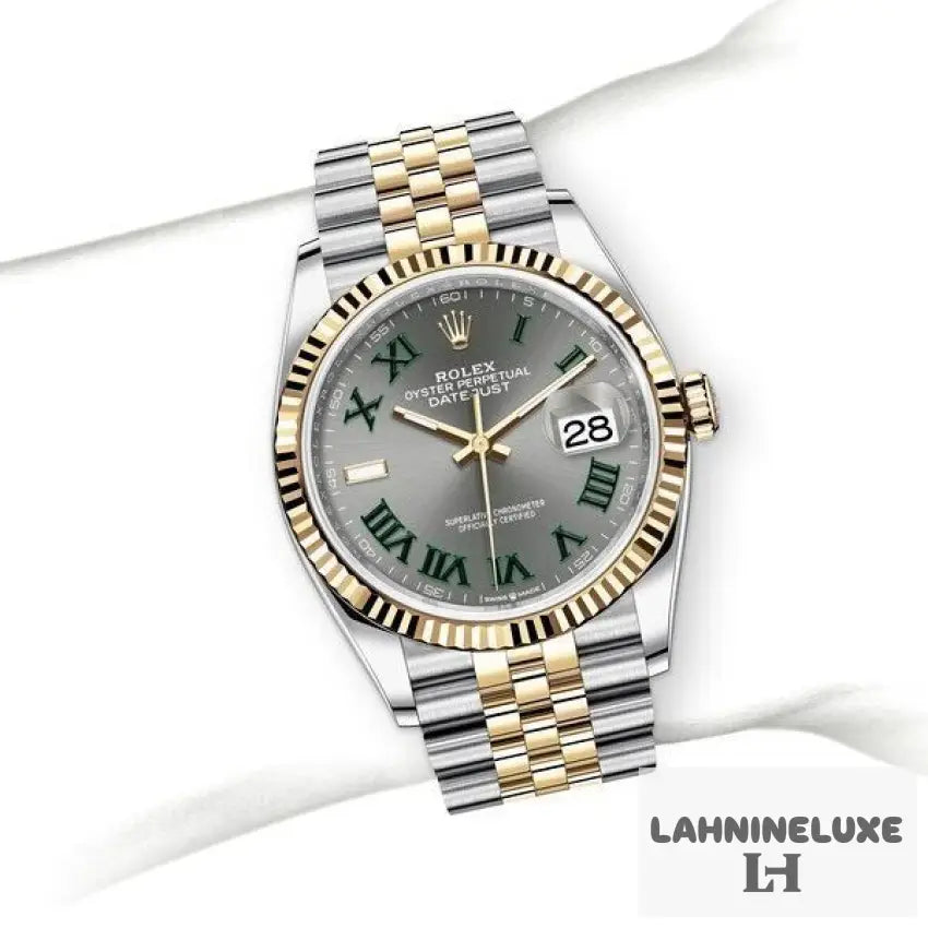 DATEJUST JAUNE/GRIS